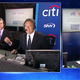 Mets broadcasters Keith Hernandez, Ron Darling and Gary Cohen.